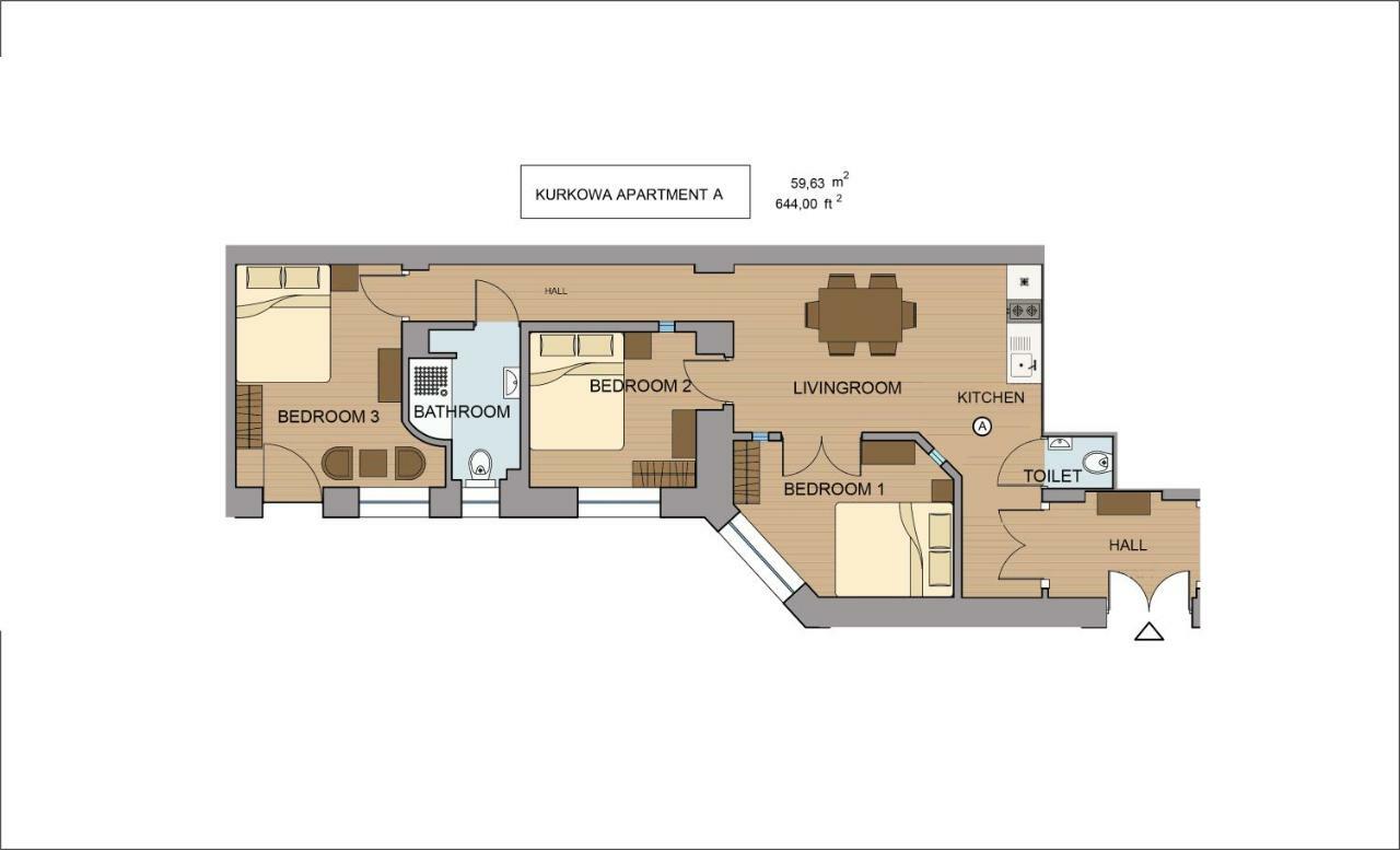 Kurkowa Apartments 크라쿠프 외부 사진